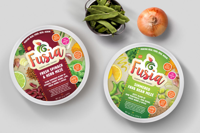 Fusia Meze Food Packaging Design
